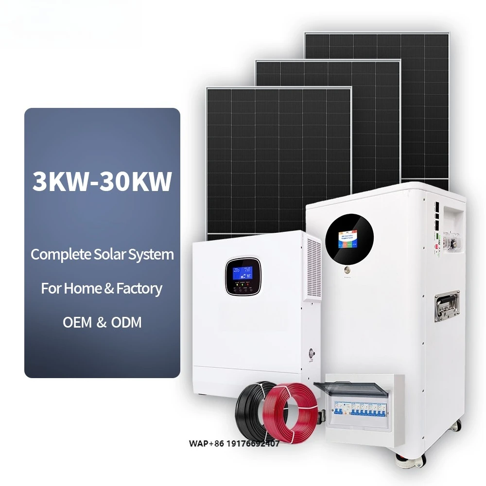 Jiwana On Grid and off Grid Multi Function 10 kw Hybrid Solar System With Battery