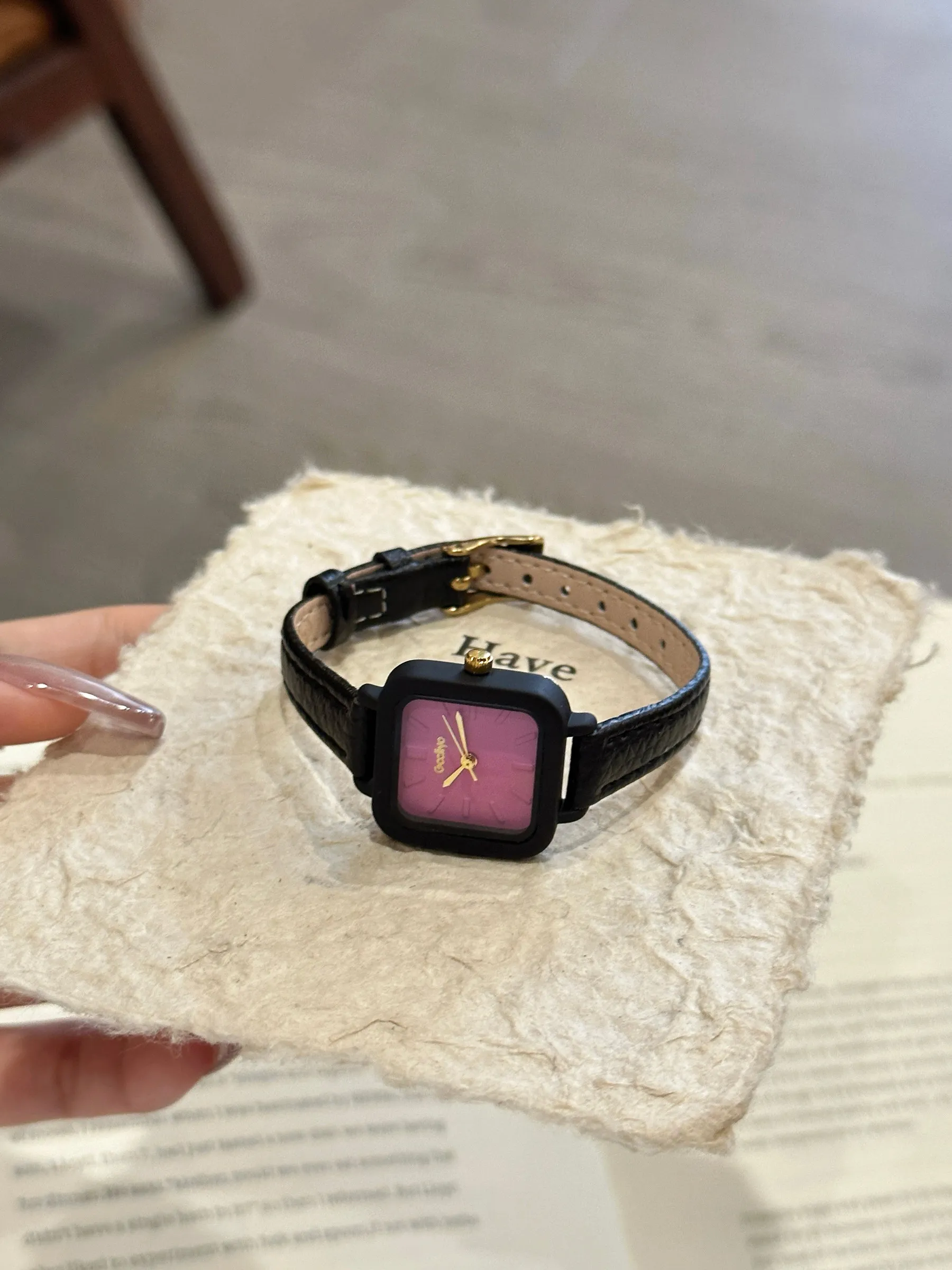 New Stylish Square Watch For Female Students2026 New Model, High-Fashion And Versatile Women'S Watch, A Perfect Gift For Ladies.