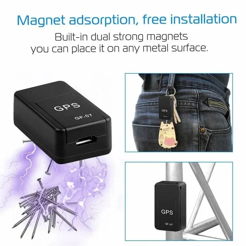 GF-09 Mini Car GPS Tracker Anti-lost Locator Device Real Time Tracking Recording Magnetic Mount GF09 GF07 SIM Positioner Wifi