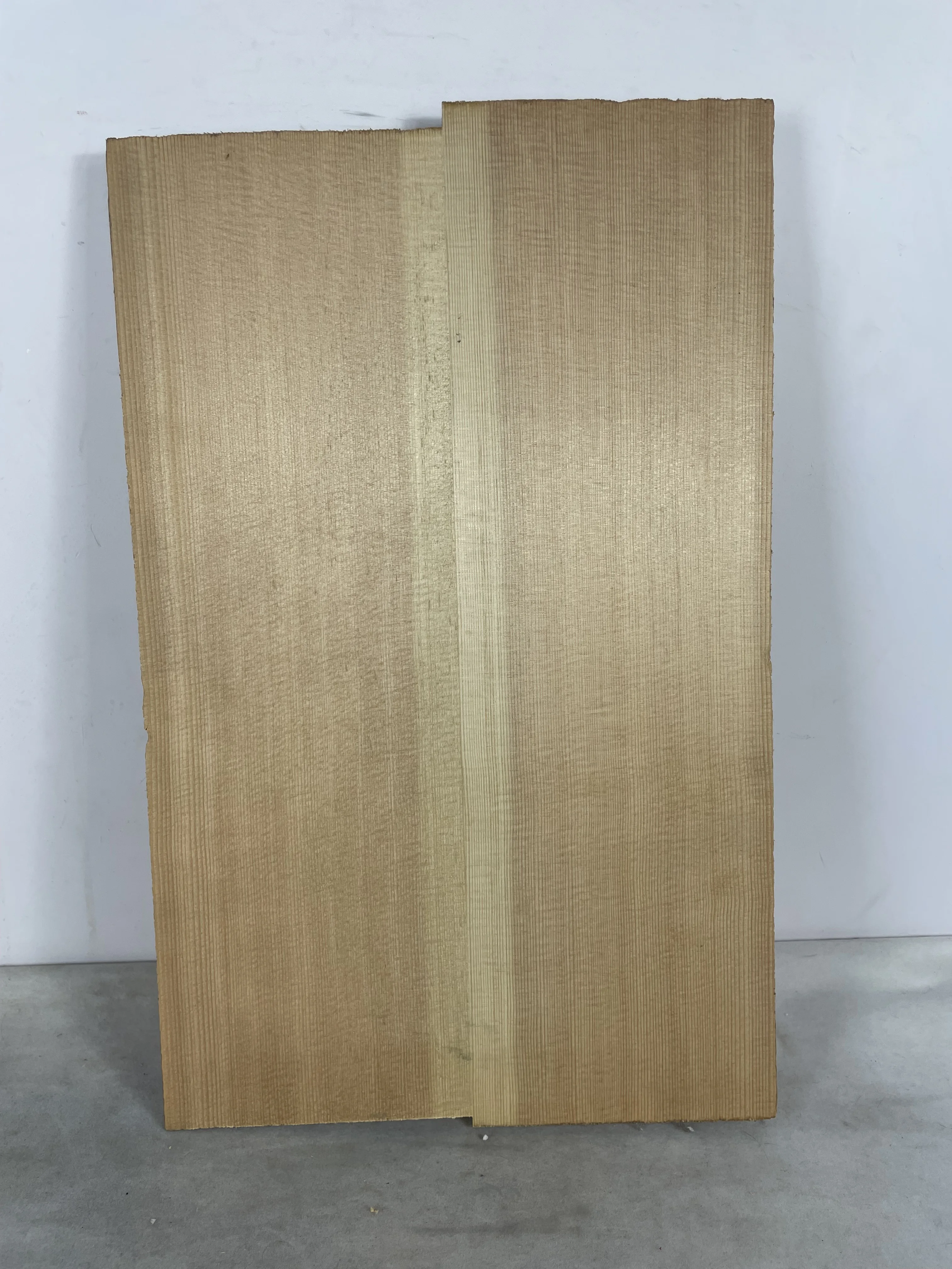 Solid Spruce Wood DIY Material, Violin Accessories, Made of Luthier, Top of Violin Body, 2-1Piece