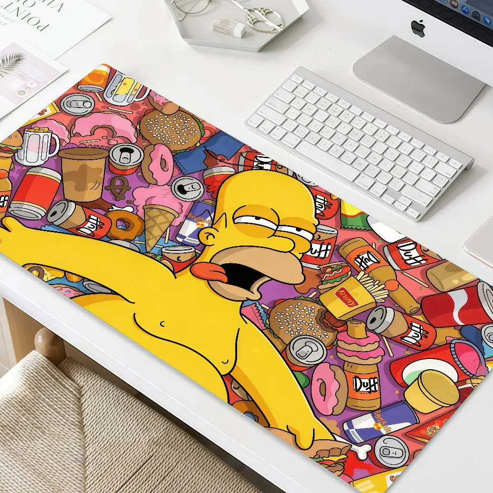 Mouse Pad Funny MousePad Non-slip Lockedge The S-Simpsons Office Student Cartoon Gaming Thickened Large Writing Pad Cushion