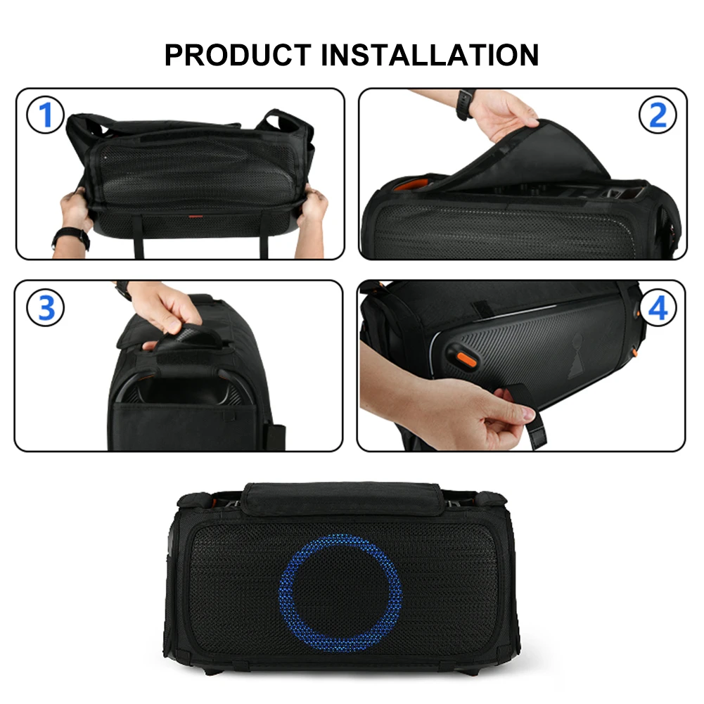 Speaker Replacement Cover Scratch Resistant Carrying Cover Case Protective Sleeve for JBL PartyBox On-The-Go Accessories