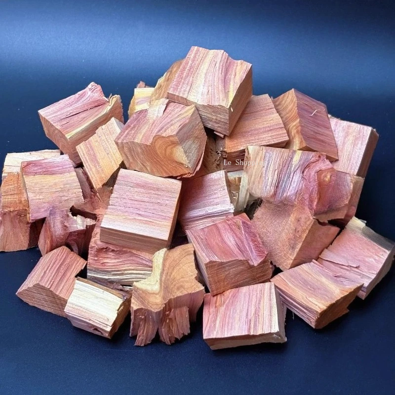 Red Heart Cypress Natural Sachet/Cliff Cypress Log Wood Chips Indoor Purify The Air Remove Odor, Calm The Mind Help with Sleep