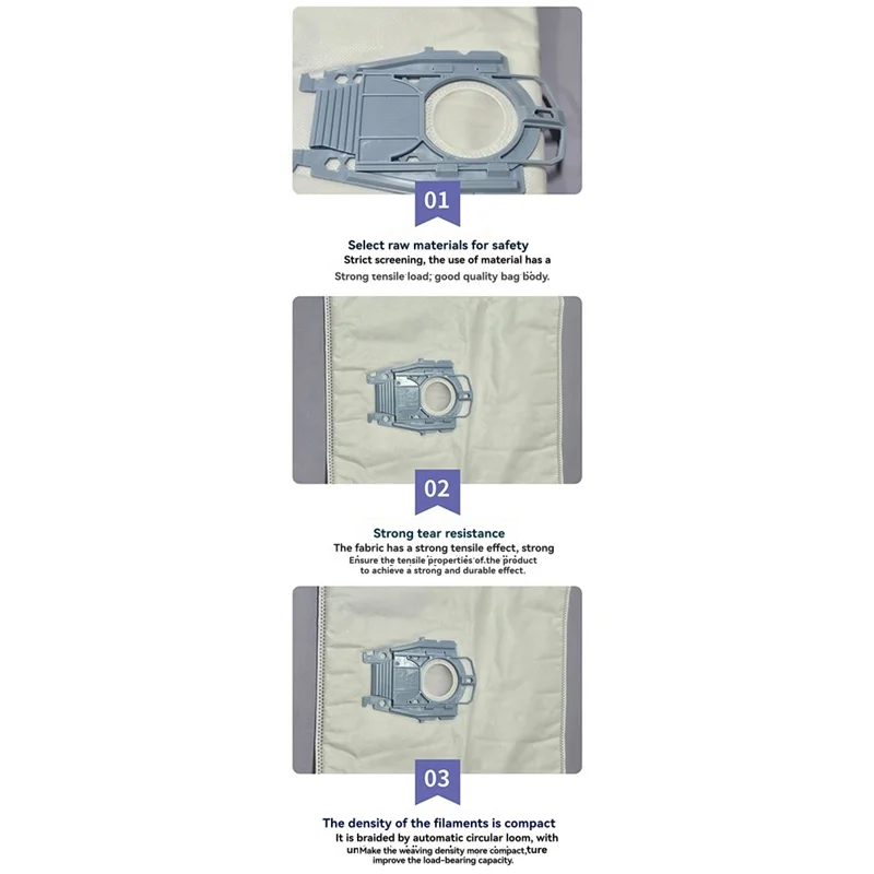 KEOL-適用タイプ P 掃除機アクセサリーバッグ不織布ダストバッグ防塵バッグ