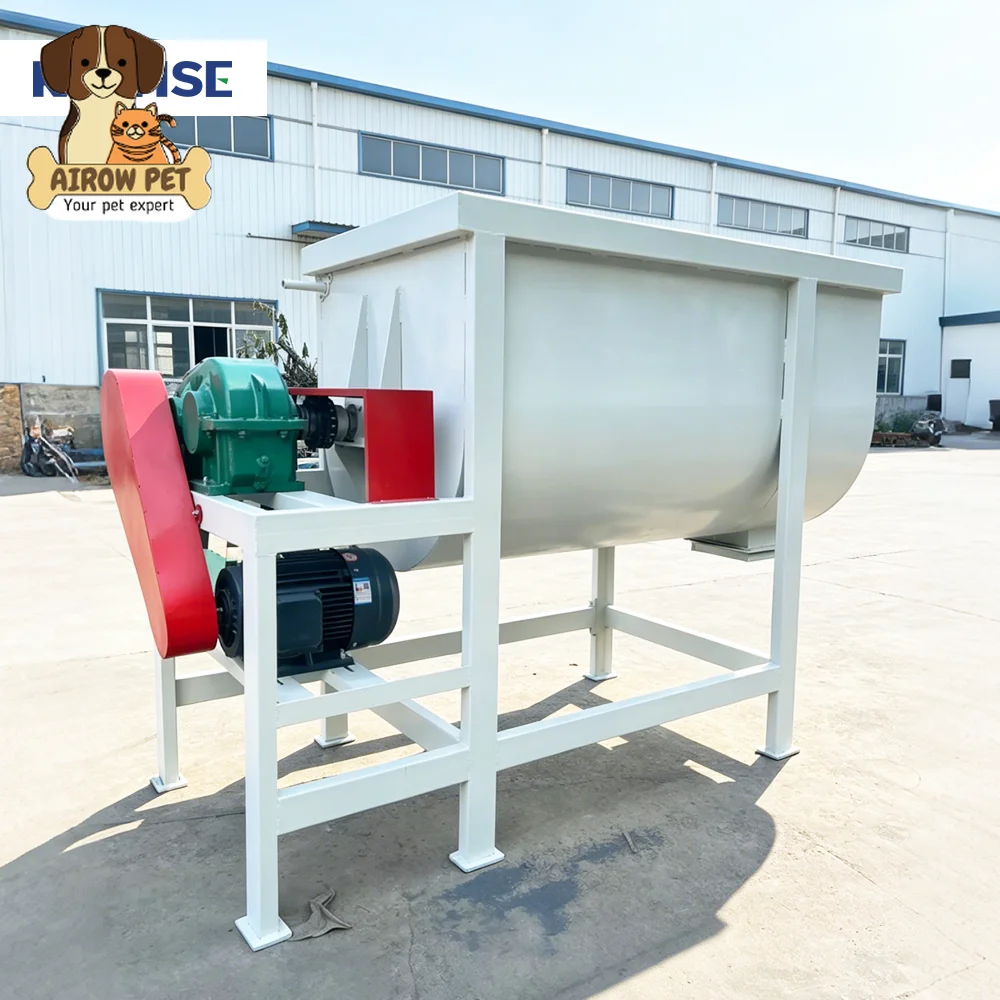 AIROW Horizontal Feed Mixer for Poultry Livestock Cattle and Pig Feed Formula Batch Processing Plants