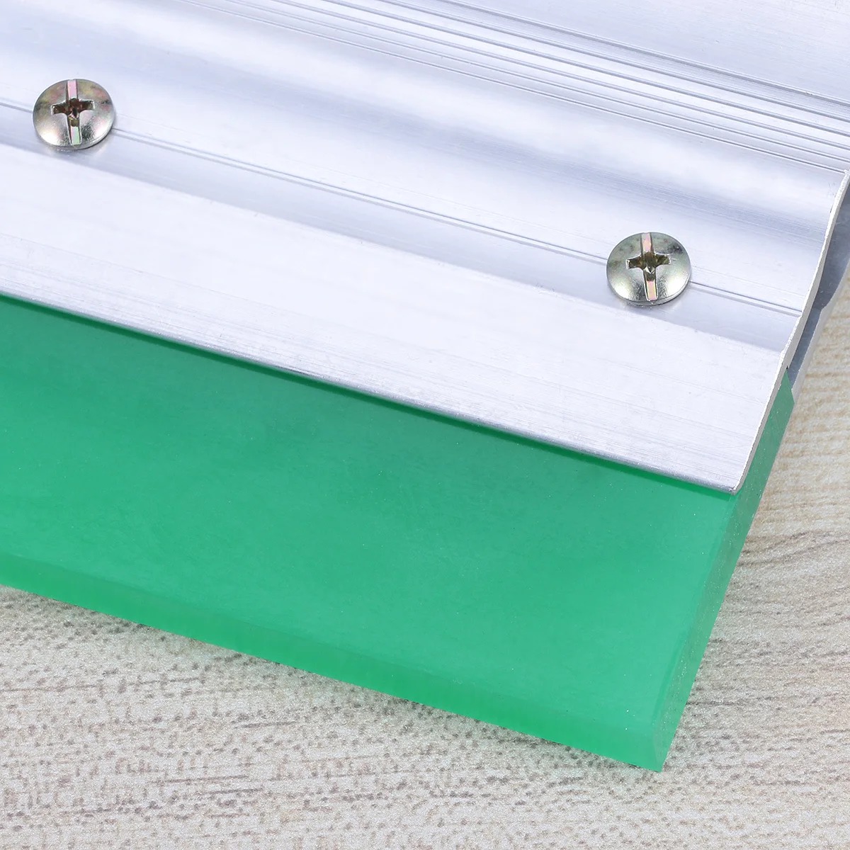 

Rubber Printing Squeegee 25cm Long Aluminum Handle Resistance to Abrasion Rubber Scraper Tool for Silkscreen Textile Printing