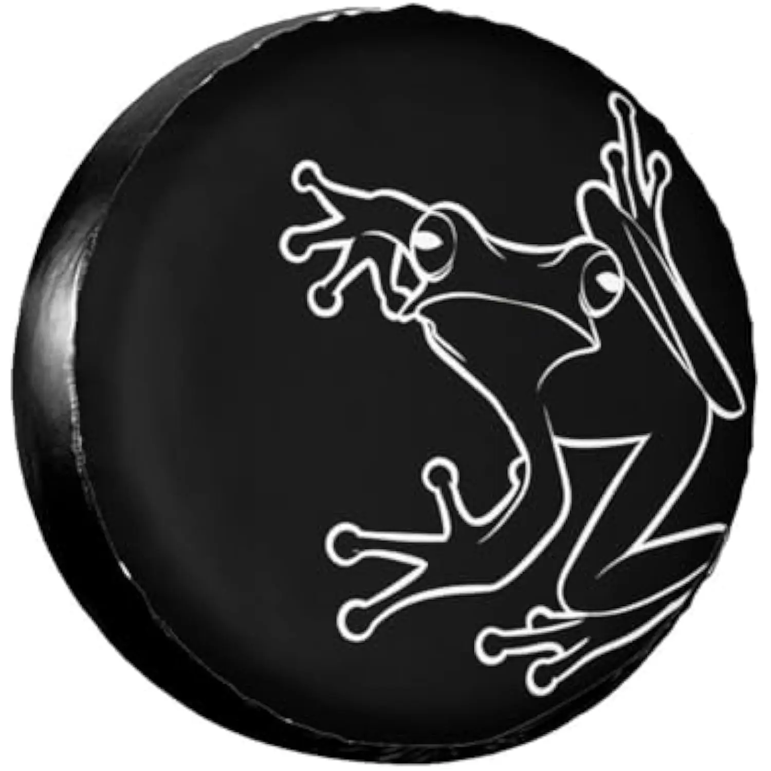 

Tree Frog Spare Tire Cover Waterproof Sun Protection Wheel Protector for RV SUV Truck Trailer