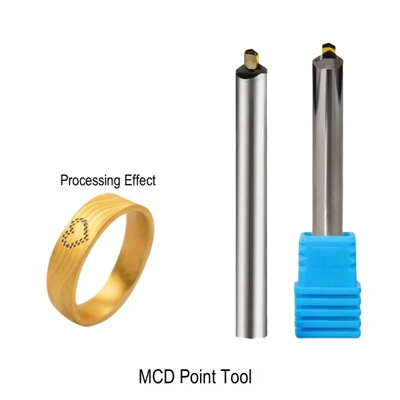

Jewelry Monocrystal Diamond MCD CNC Point Tool 0.5-1.0mm Polishing Milling Cutter Manufacturer End Mill CNC Milling Machine