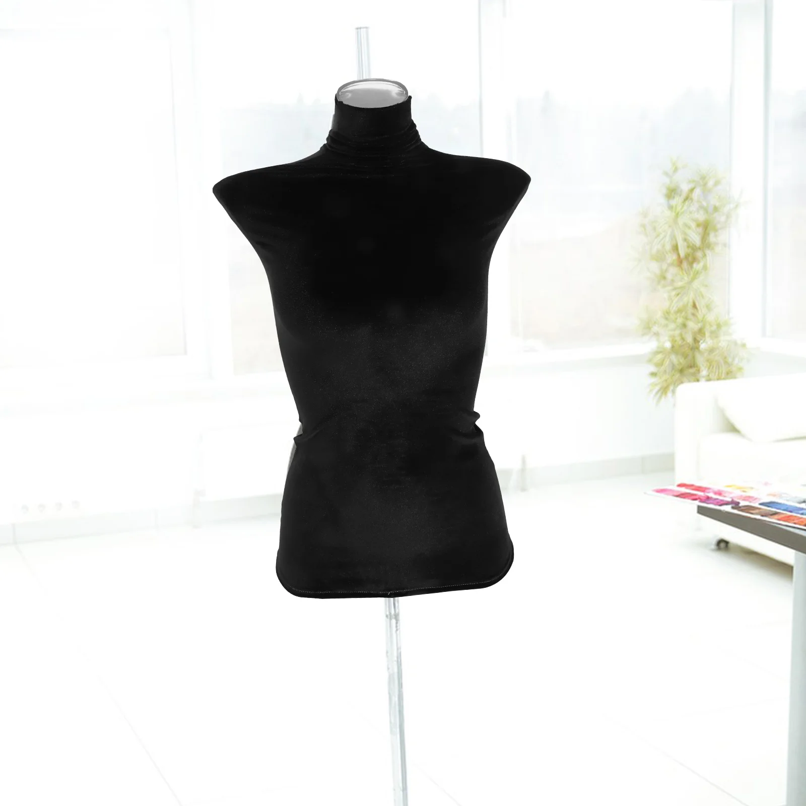 

Mannequin Velour Cover Exquisite Craftsmanship Delicate Appearance Clothing Display Enhancement Female Mannequin Upper Body