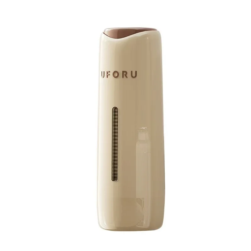 No‑Drill Suction Paper Towel Holder, Wood‑Grain ABS Wall‑Mount Rack for Kitchen Bathroom