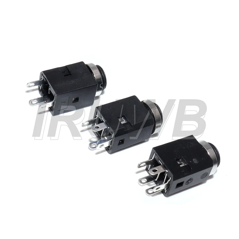 

5Pcs PJ-341 Earphone Hole 3.5mm 3/4/5 Pin Vertical Socket Female Socket Jack with Screw 3.5 Audio Headphone Connector