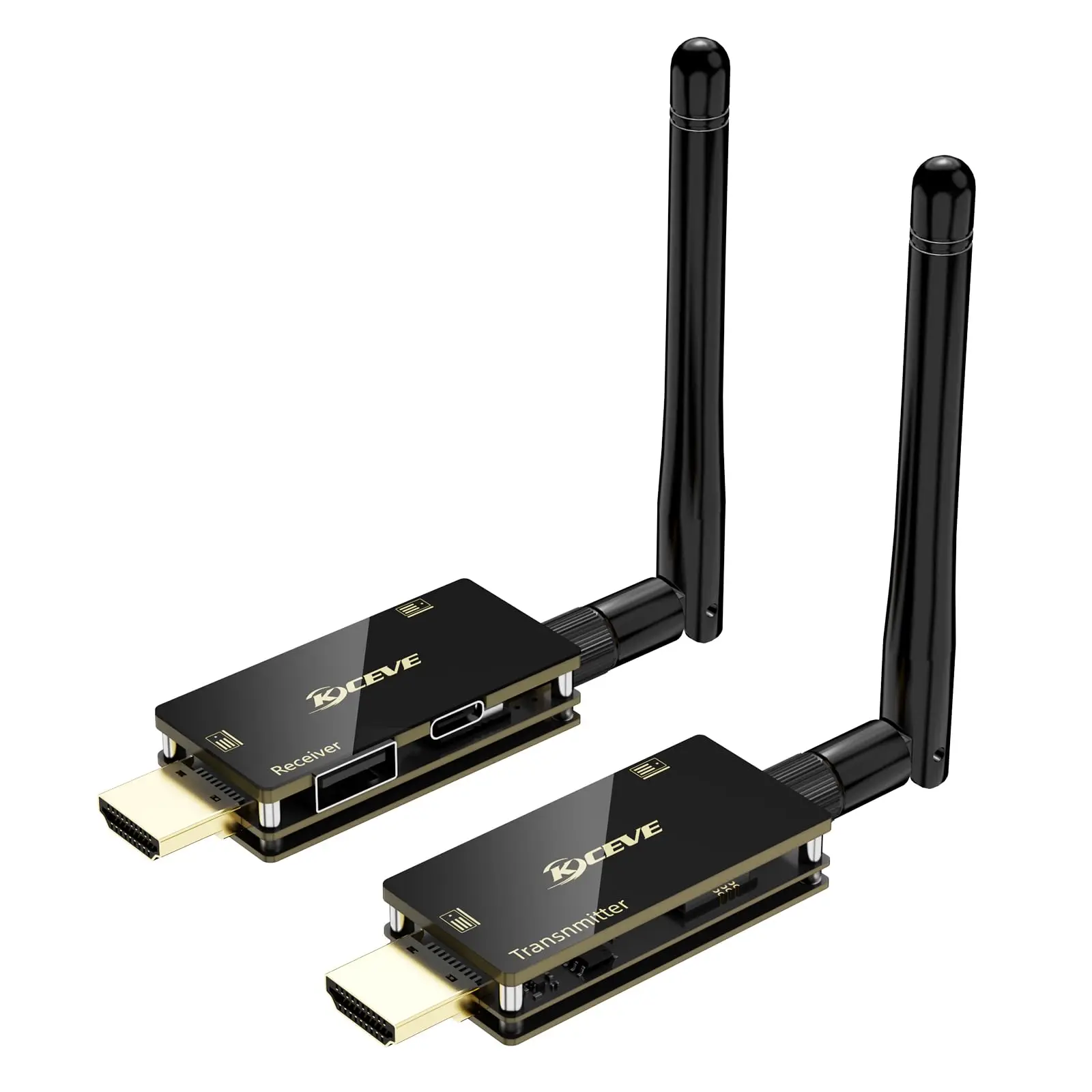 

HDMI Wireless Transmitter and Receiver with USB Mouse/Keyboard Port,with KVM Function Wireless Extender Kit,200m/656ft Range