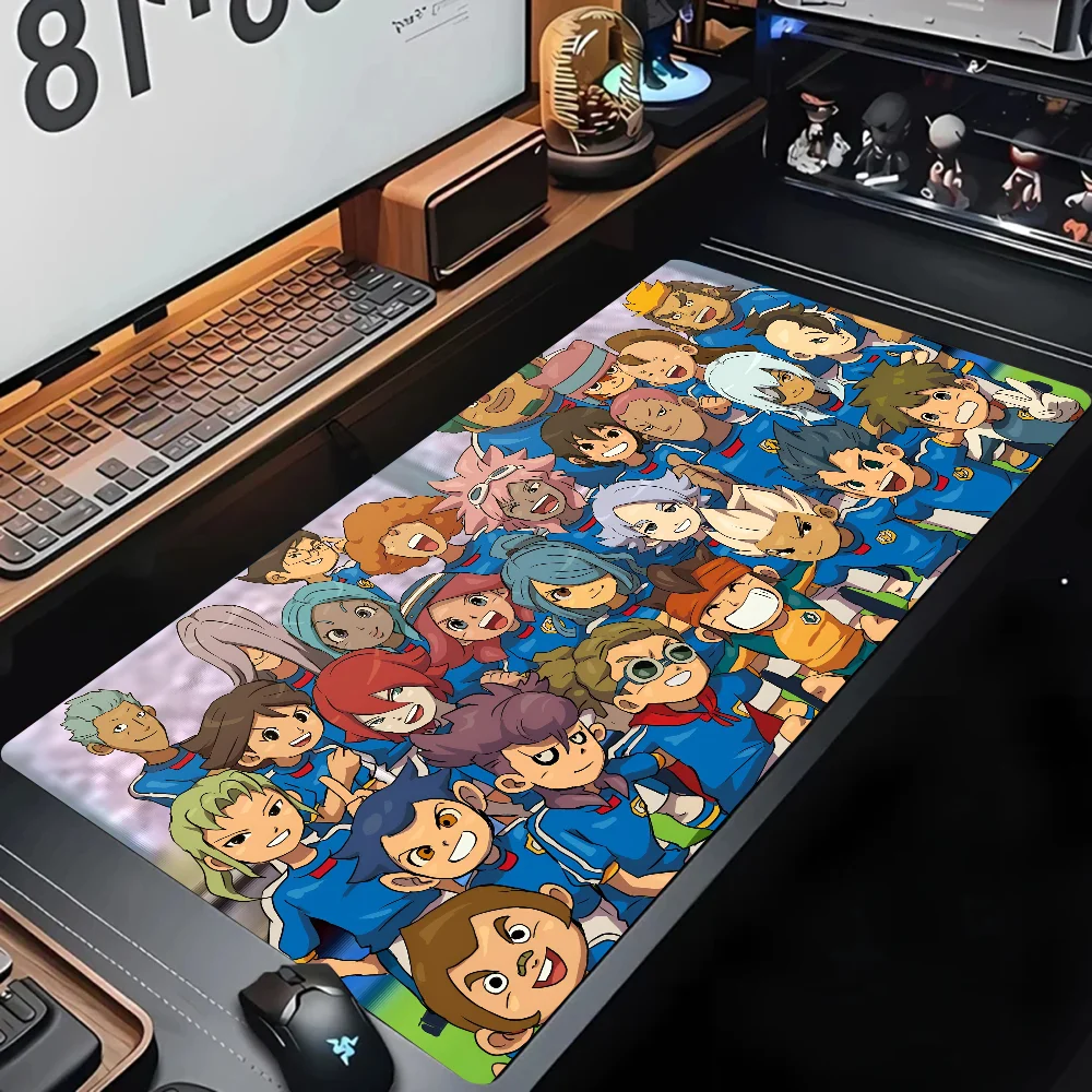 Game Inazuma Eleven Mousepad Desk Pad Gaming Accessories Prime Gaming XXL Keyboard Pad Stitched Pad Desk Pad