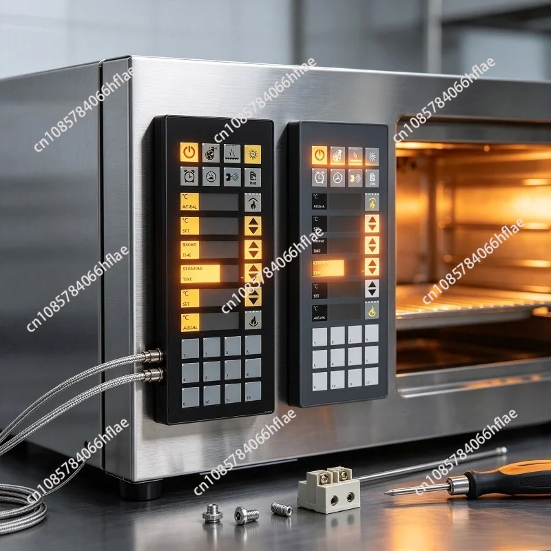 LCD Digital Oven Thermostat Plastic Shell Industrial Temperature Controller