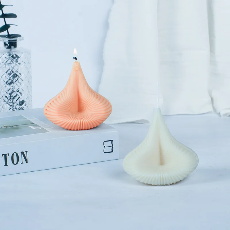 Geometric Pyramid Candle Silicone Mold for Handmade Chocolate Decoration Gypsum Aromatherapy Soap Resin Candle Silicone Mould