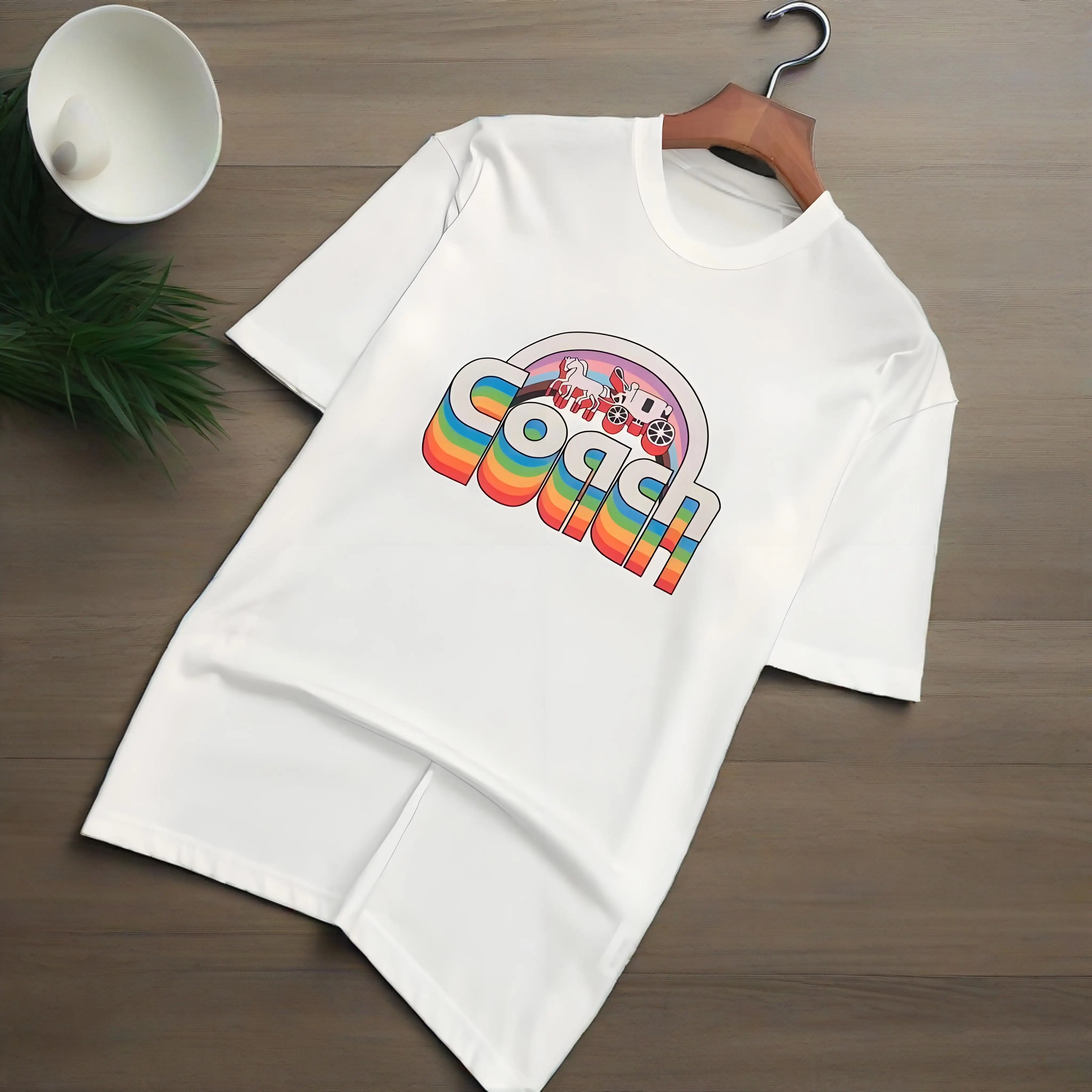 

European and American Ins Style Trendy Short Sleeved T-shirt Fashionable Casual Versatile Half Sleeve Printed Half Sleeve Top