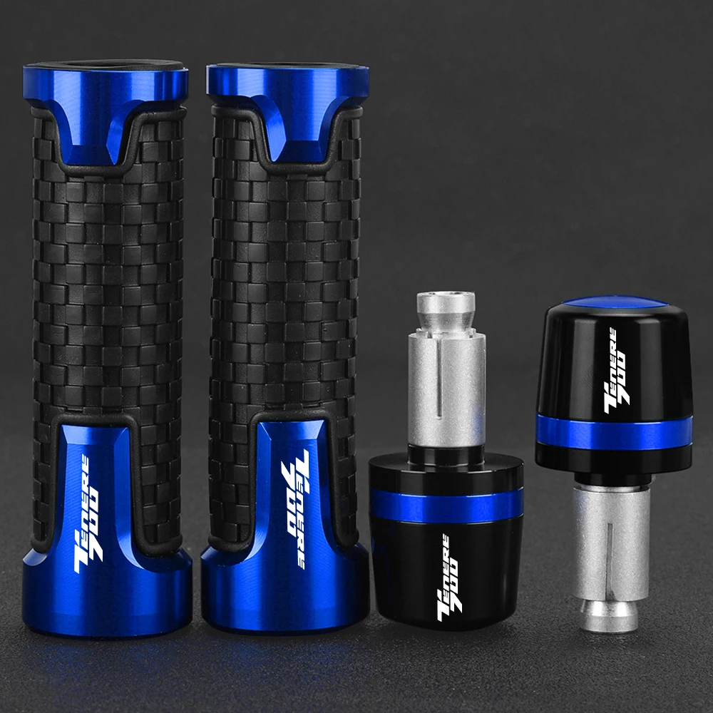 22MM Handlebar Grips Ends Handle Bar Cap Grip End Plugs Motorcycle FOR YAMAHA Tenere 700 Tenere700 2019-2021 2022 2023 2024 2025