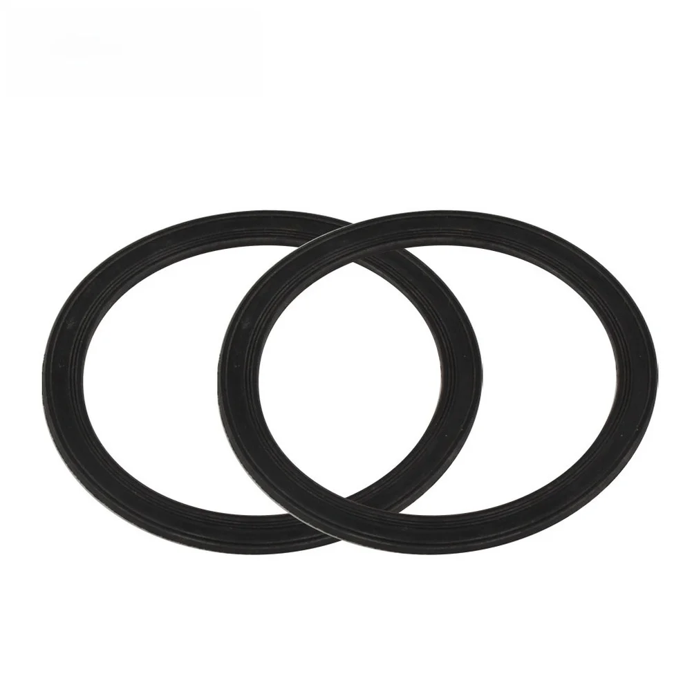 Black Sealing Ring Kit for Kitchen For Sink Drain 110mm OD 83mm ID Rubber Gasket for Strainer Compatibility 2 pcs