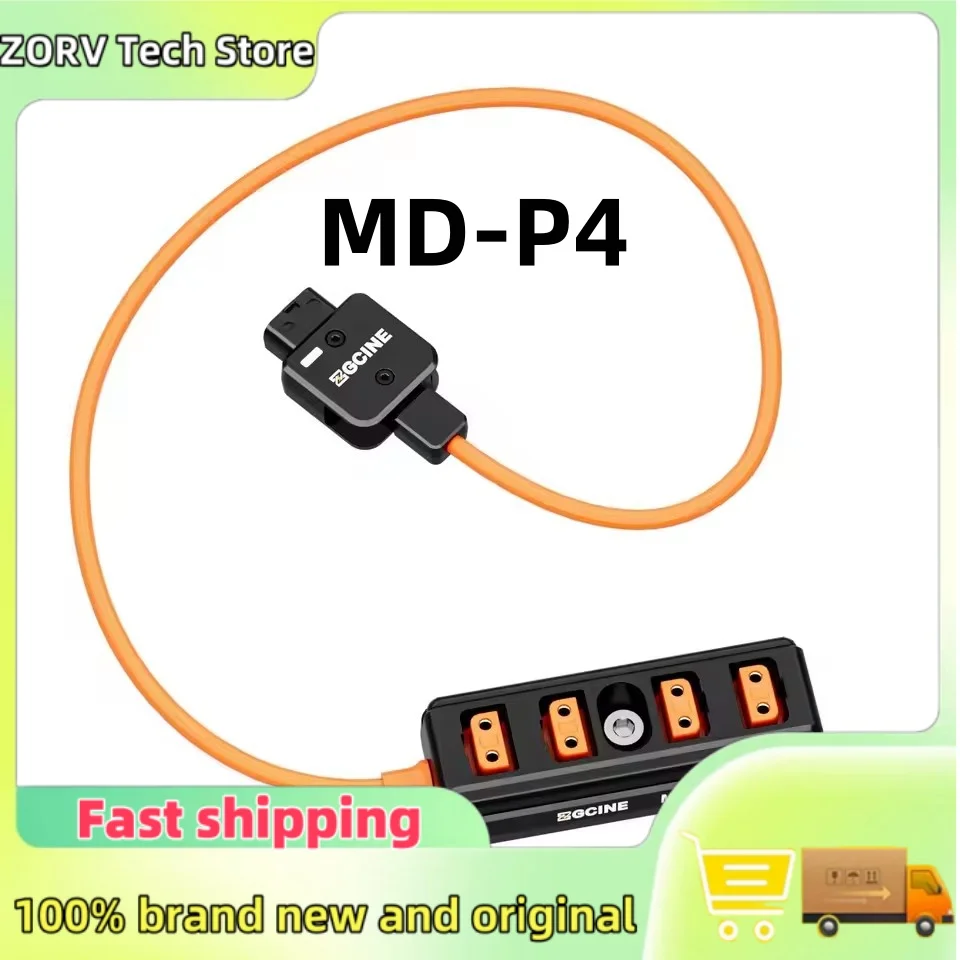 ZGCINE MD-P4 D-Tap to 4 D-Tap One Point Four Splitter Adapter for V-mount Battery Sony NPF NP-FZ100 Canon LP-E6 BMPCC