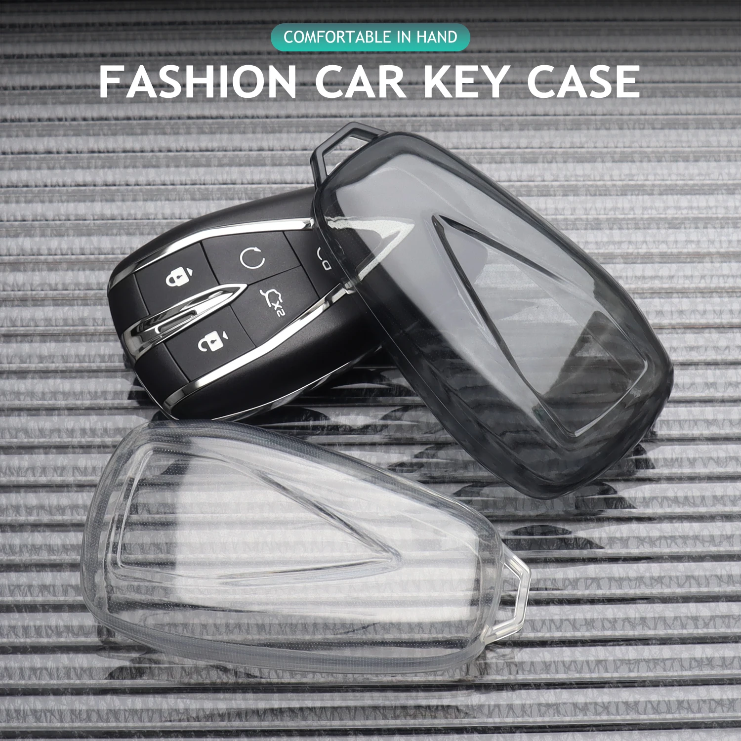 Transparent Soft TPU Car Remote Key Case Cover for Changan CS35 PLUS CS75PLUS CS55PLUS Eado UNI-T UNI-K Rubber Oushang X5 X7 EV