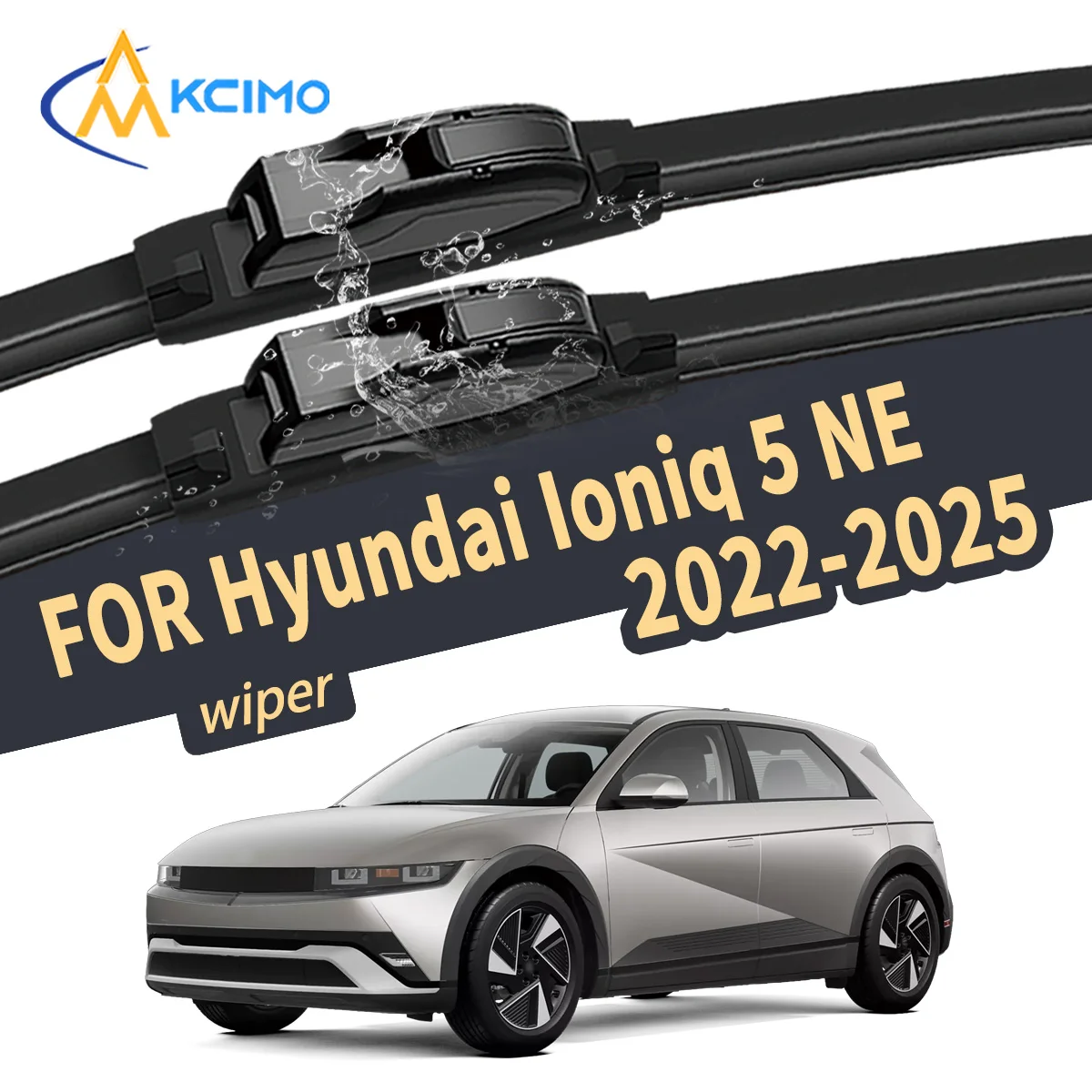 

Silent Wiper Blade For Hyundai Ioniq 5 NE 2022-2025 Natural Rubber Windshield Wiper Auto Replacement Parts High Quality Ca