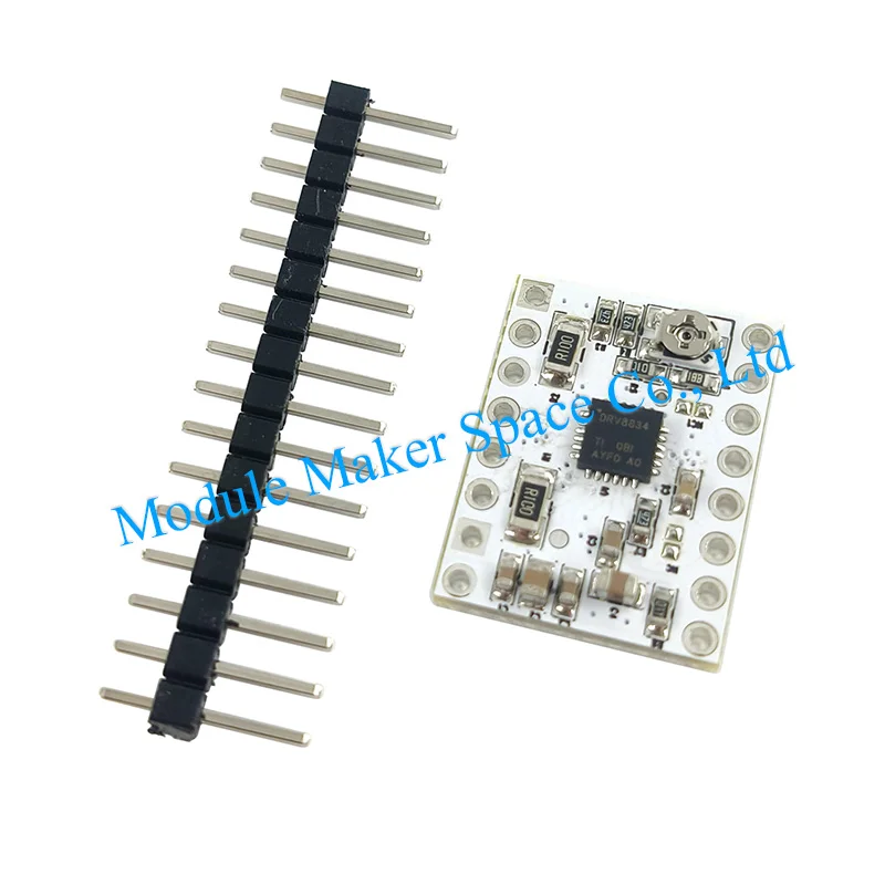 DRV8834 Low-Voltage Stepper Motor Driver Carrier Board - Pololu 2134 Boar 2A, 6 Microsteps, Wide 2.5-10.8V Input
