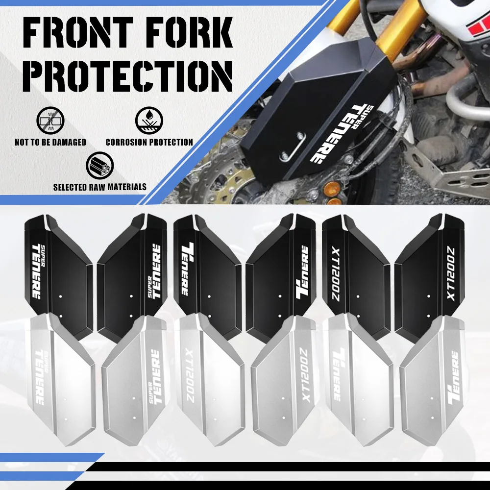 

2025 2024 2023 Motorcycle Front Fork Guards Protection For Yamaha XT 1200 Z ZE SUPER TENERE XT1200 XT1200Z XT1200ZE SUPER TENERE