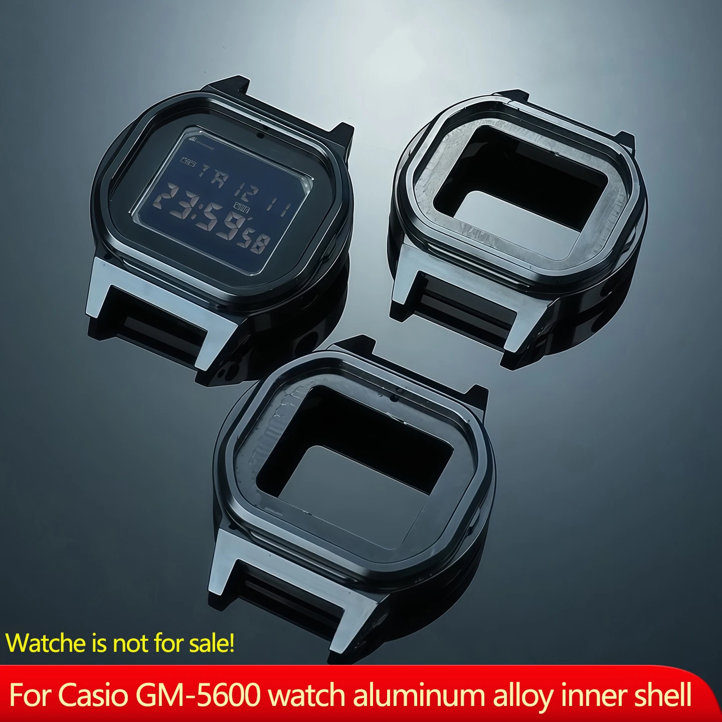 GM5600 Watch Accessories For Casio GM-5600 Aluminum alloy Inner Shell gm-5600 Movement Rear Case Container Replacement parts