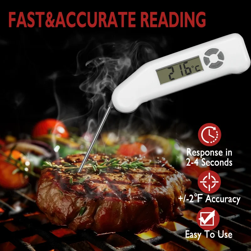 WEMEICE Digital Kitchen Food Thermometer For Meat Water Milk Cooking Food Probe BBQ Electronic Oven Thermometer Kitchen Tools