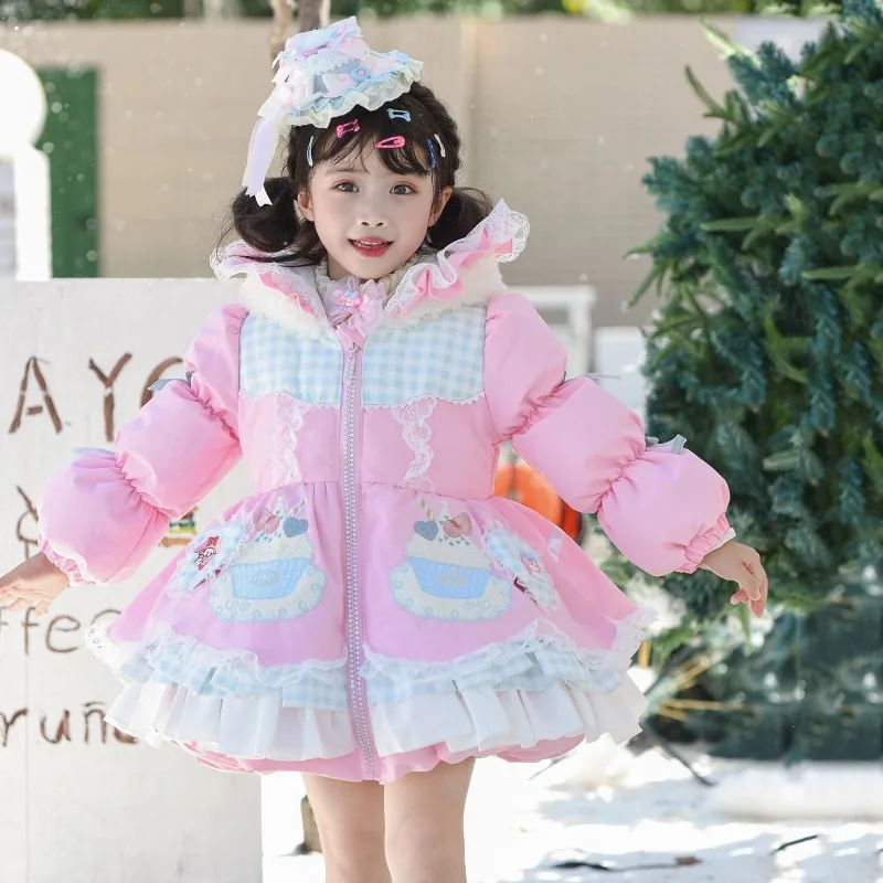 

My Melody Anime Kawaii Sanrio Lovely Princess Warm Long Sleeve Soft Jacket Winter Cute Cartoon Fashion Coat Clothes Gifts
