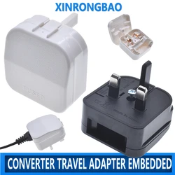 BS5733 13A Fused Travel Adapter Europe To UK Singapore Hong Kong Malaysia Conversion Plug Box Type Type-C To Type-G Plug Adapter