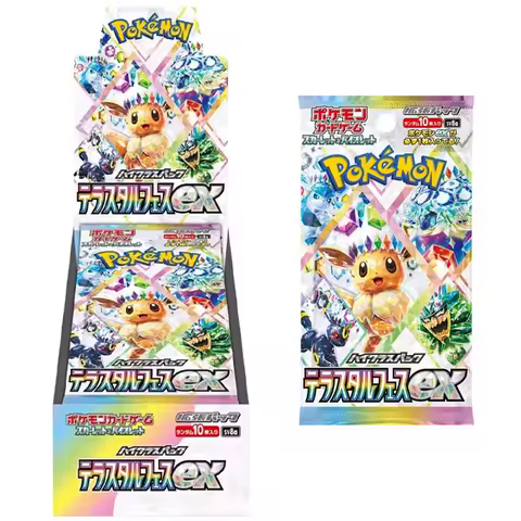 100% Genuine Original Pokemon Card PTCG Cards Japanese SV8a Taijing Celebration Booster Pack Tai Jing Hua Ibrahimovic Child Gift
