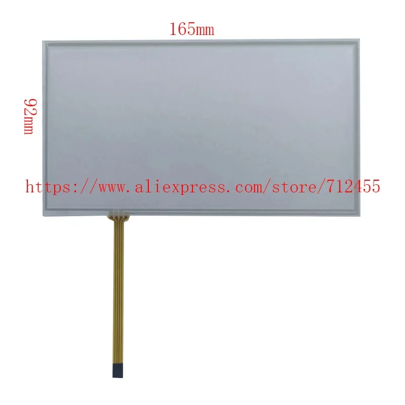 7Inch 4lines 165*92 165mm*92mm Touch Panel Digitizer Screen For NISSAN CV-RN1AN2GX  Mount Screw M5x8MAX Car DVD