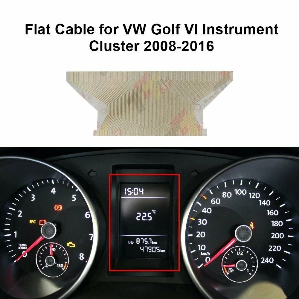 

Flat Cable for VW Golf VI Passat T5 Polo, Skoda Fabia, Seat Altea Instrument