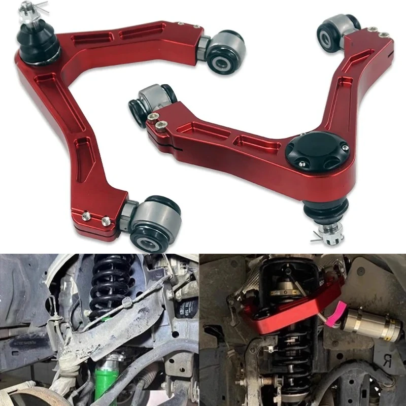 For Mitsubishi Pajero V73 V75 V97 V93 V95 V98 V77 Aluminium Alloy Upper Control Arm Adjustable Forged Upper Swing Arm Support