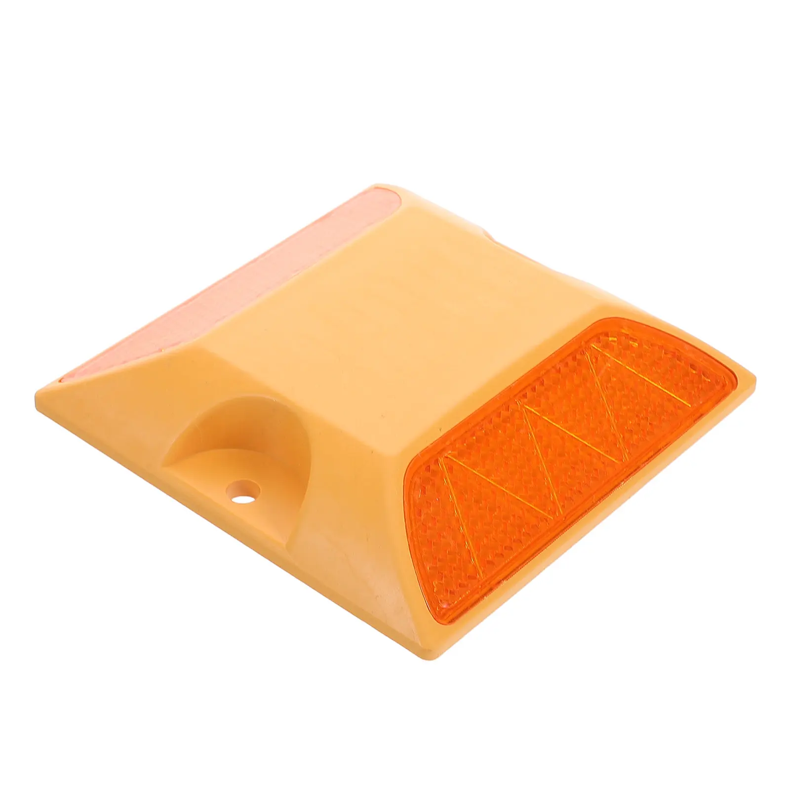 

2Pcs High Visibility Reflective Road Markers Dual-Sided Slow Down Warning Signs Night Pavement Markers for Driveway Street