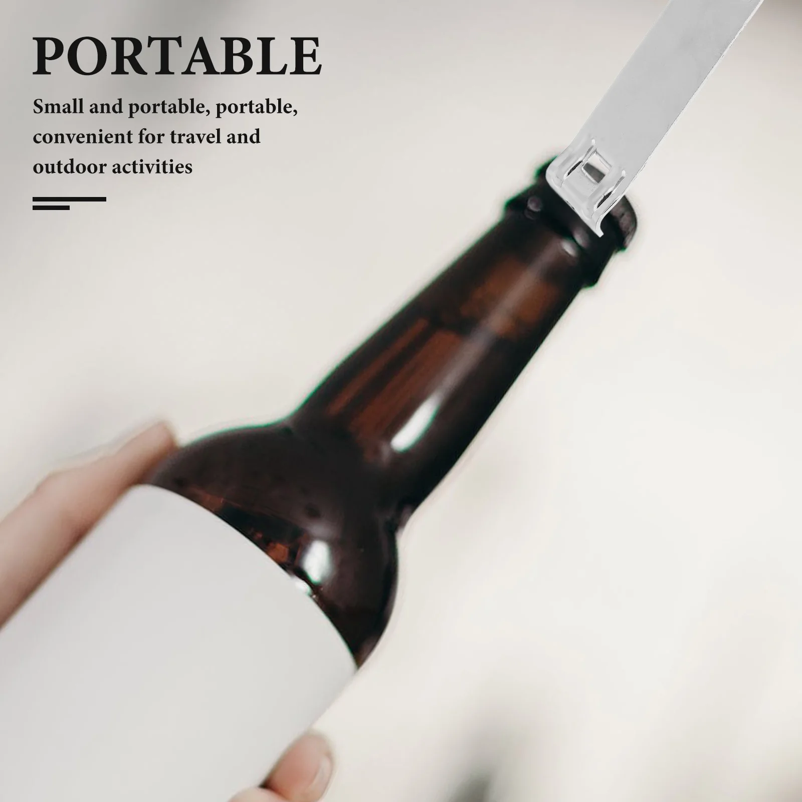 

2pcs Opener Stainless Steel Vial Cap Remover Beverage Bottle Opener Pharmacy Type Beverage Beer Soda Water