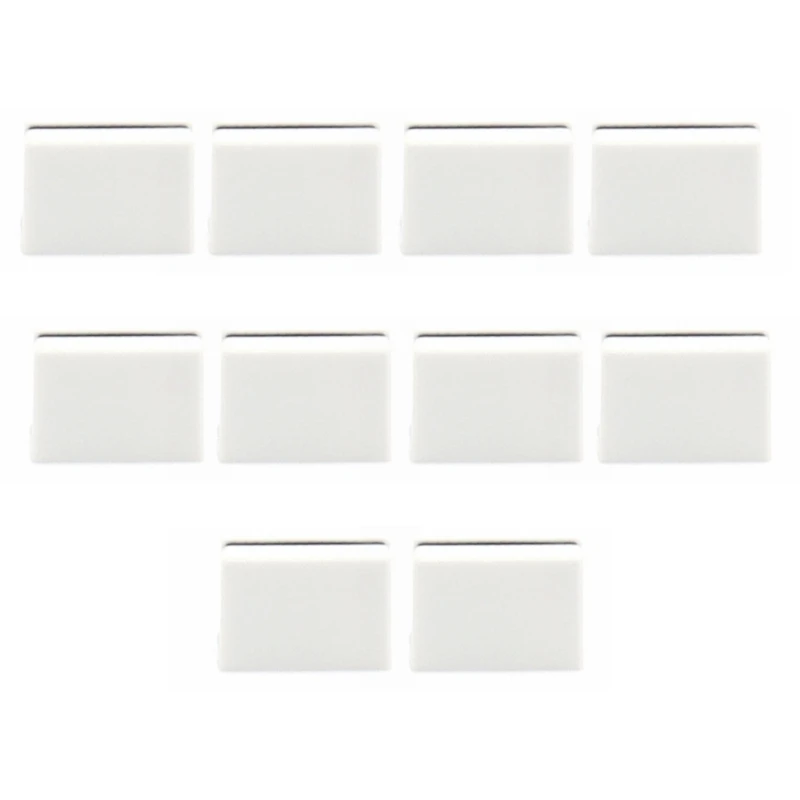 Q39E 10Pcs Universal Fader Buttons Replacement High Strength Plastic Replacement Knobs Mixer Fader Caps For Music Equipment