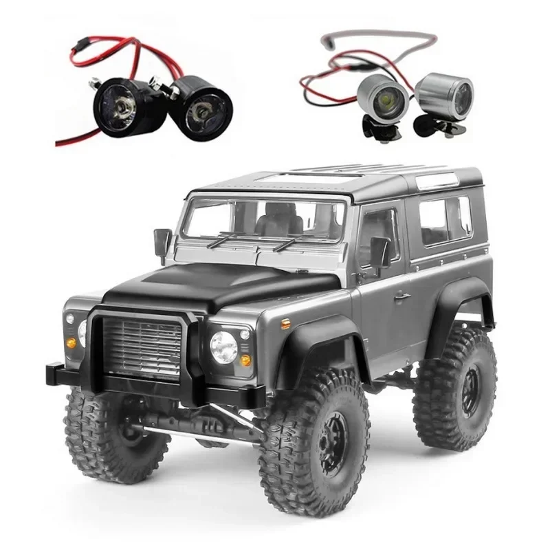 

3W RC Searchlight Kit – Aluminum Alloy Shell, 5-12V Wide Voltage, for 1:7 Short Course/1:5 Gas Car/RC Crawler – High Brightness