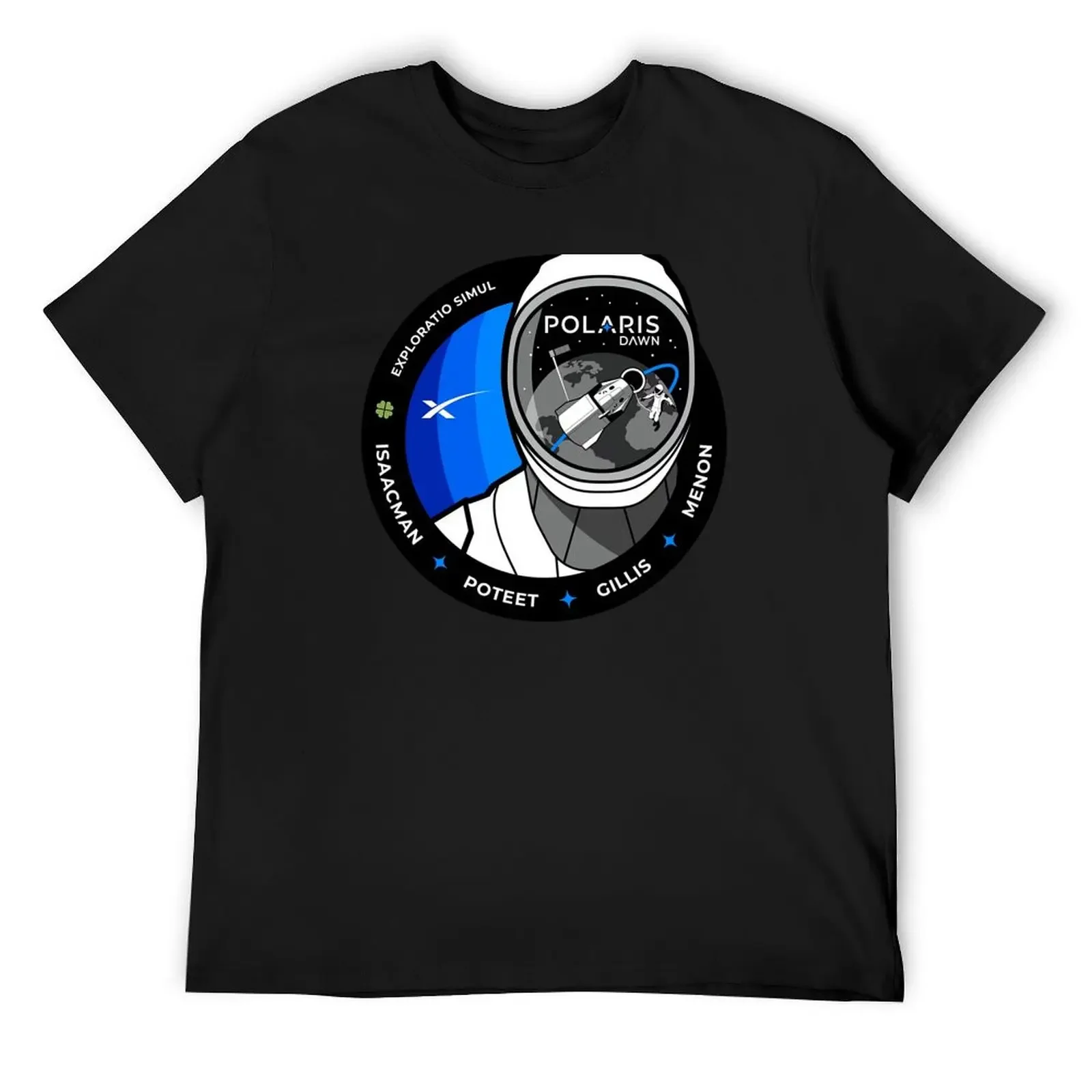 Polaris Dawn Mission Patch T-Shirt hippie clothes vintage t shirts shirts graphic tees plus sizes mens t shirts pack