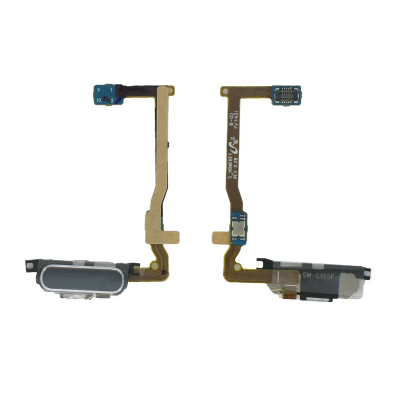 Home key button flex cable for Samsung Galaxy Alpha SM-G850F g850a white/black/gold/gray/blue color return functions