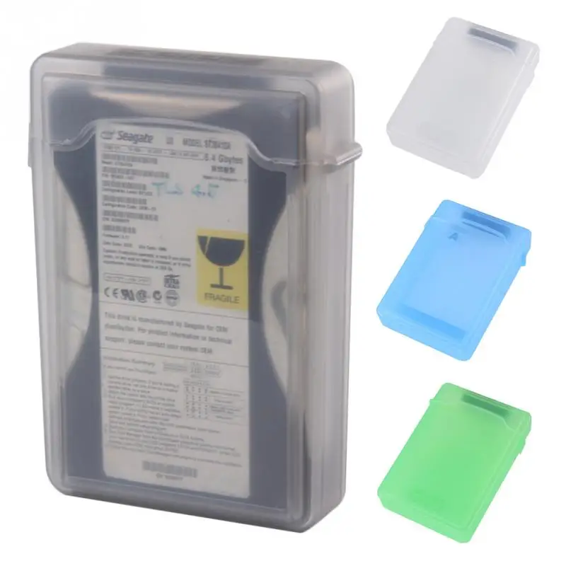 3.5 Inch IDE SATA HDD caddy Case external Hard Drive Disk Storage Box For Hdd enclosure Cases Multi Color