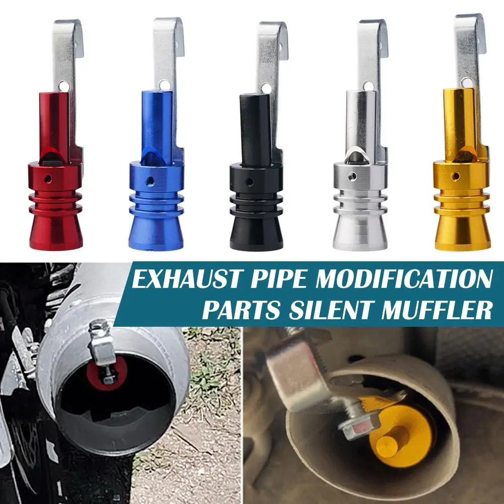 Car Modified Turbine Whistle Exhaust Pipe Sounder Motorcycle Sounder Whistle Turbine Sound Exhaust Amplifier Imitation Part F5G6