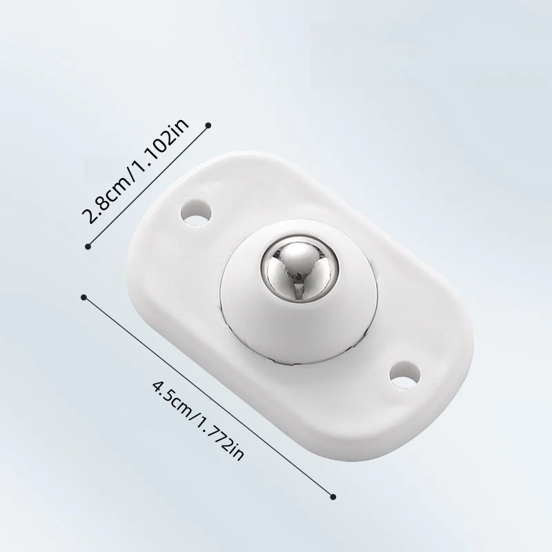 4/8pcs self-adhesive 360° rotating universal wheel, suitable for tables and chairs, easy to move, load-bearing furniture wheel