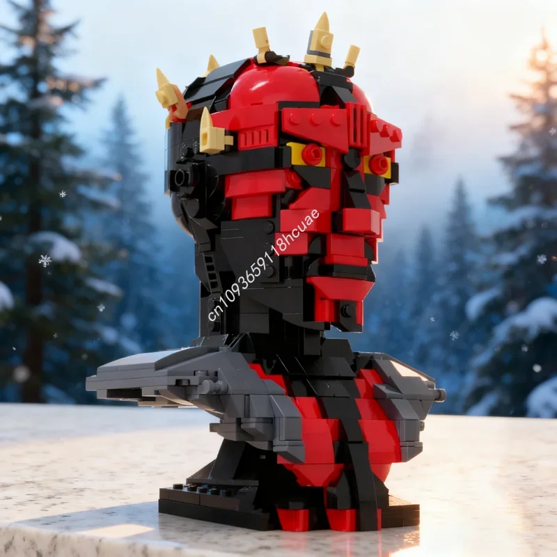 

819pcs MOC Phantom Apprentice Bust Star Battle Model Building Blocks Christmas Gifts Construction DIY Idea Education Toy Kids