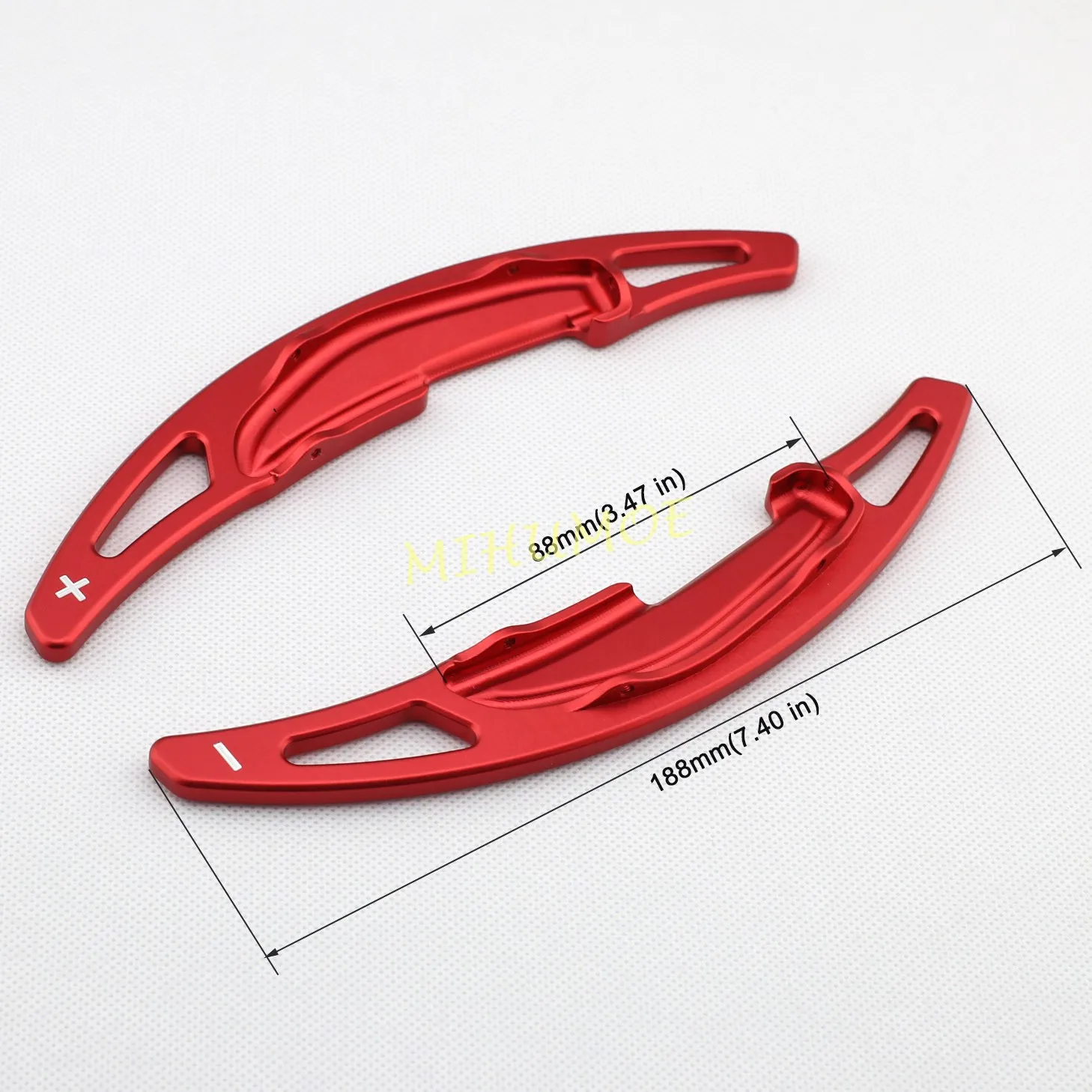 Aluminum Steering Wheel Gear Shift Paddle Shifter Trim Extension For BMW M2 M3 M4 M5 M6 X5M X6M F87 F80 F82 F10 F12 F85 F86 Red