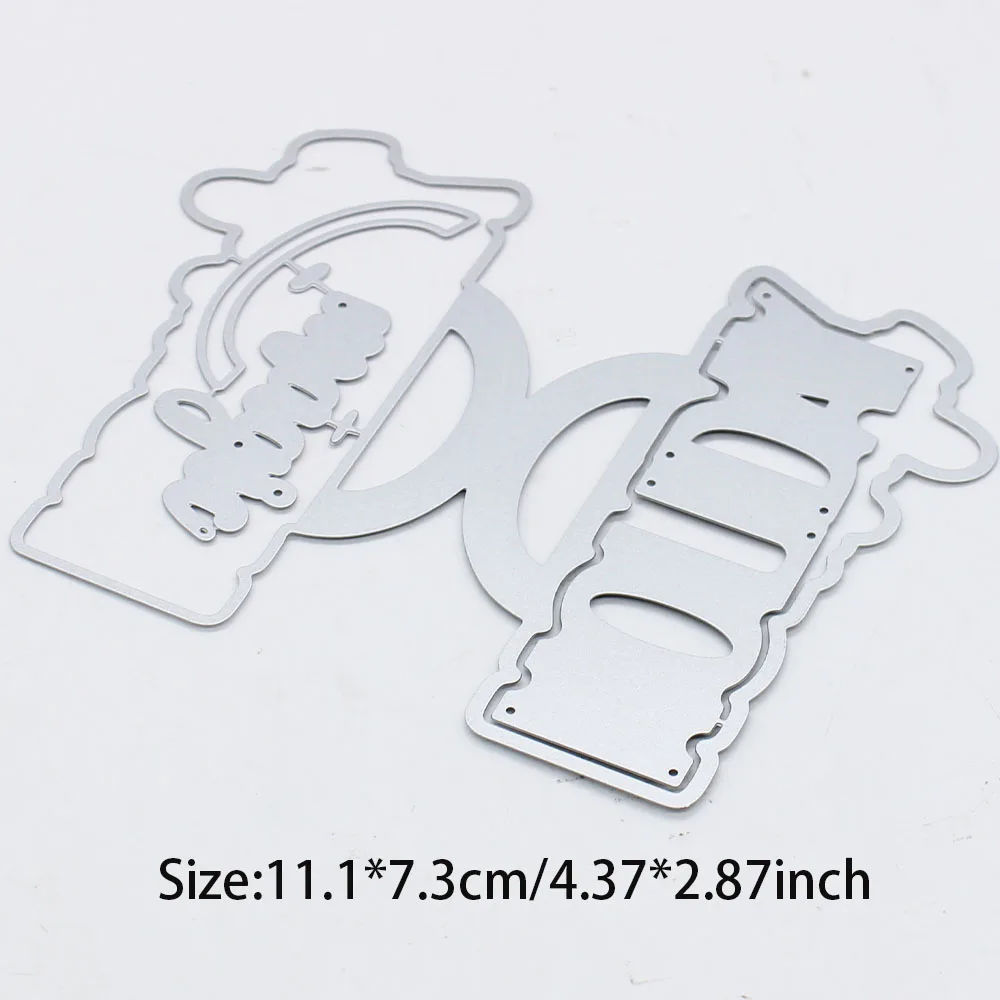KSCRAFT Holiday Magic Bag Topper Cutting Dies Stencils for DIY Scrapbooking Decorative Embossing DIY Paper Cards