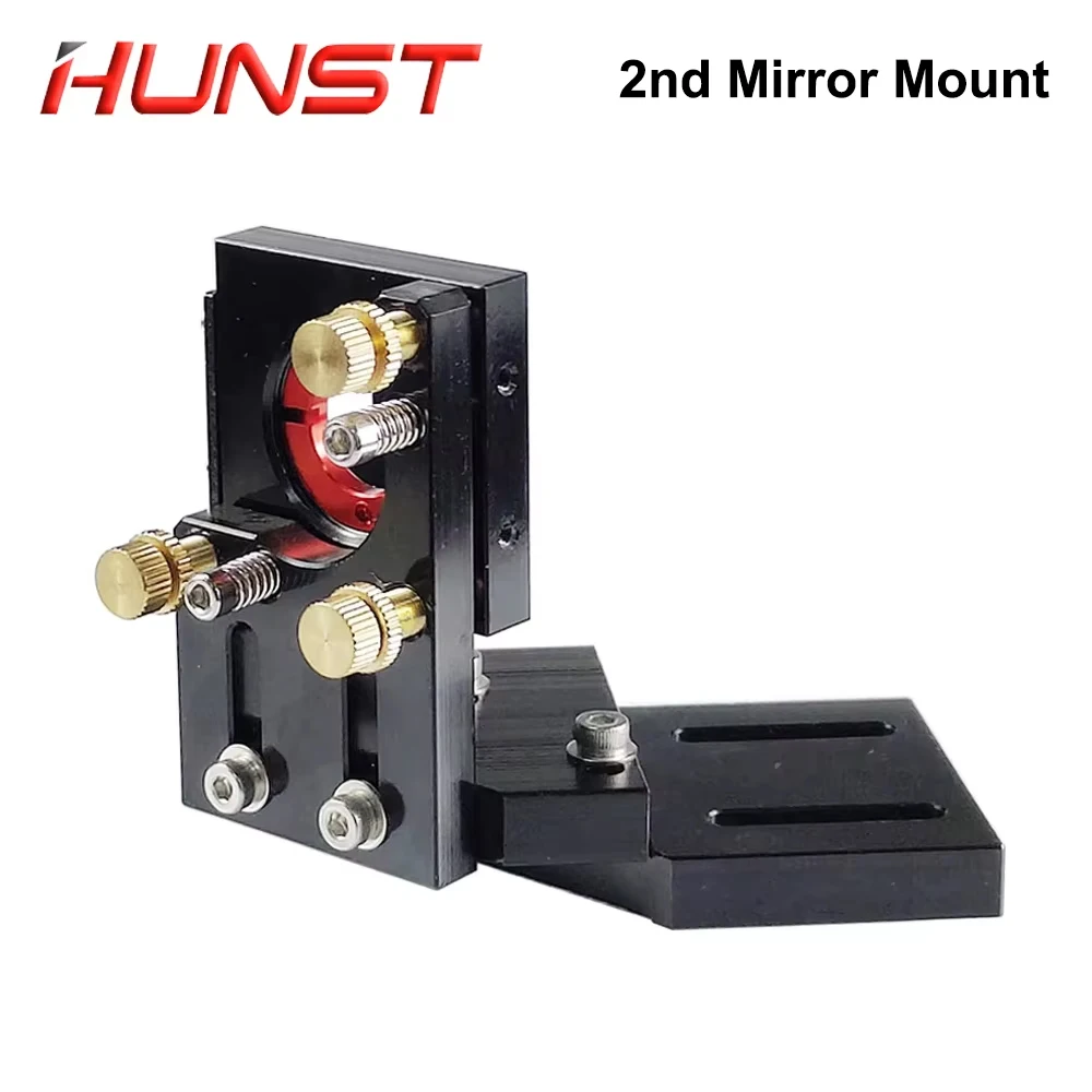 HUNST CO2 Black Second Laser Mount Mirror 25mm Lens Integrative Mount For Lase Engraving Cutting Machine.
