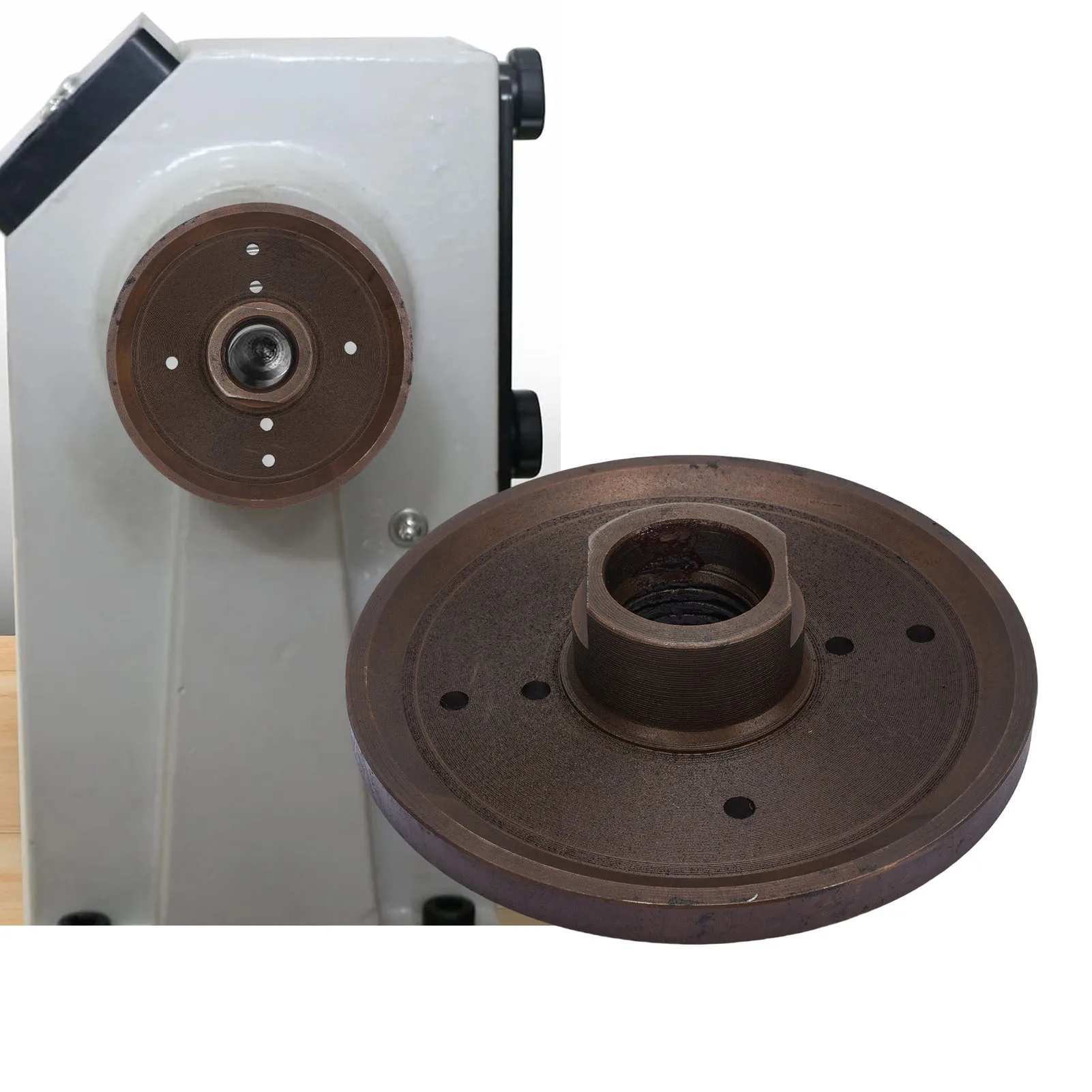 

Woodworking Lathe Spindle Adapter Wear Resist 1in 8TPI Lathe Headstock Spindle Adapter Easy To Install Steel for Wood Projects