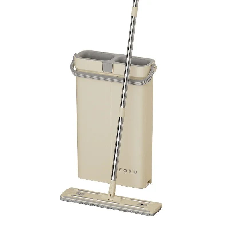 Large Lazy Mop Hand Wash-Free Household Scratch-off Labor-Saving Mop Mop Wet and Dry Dual-Use Mop Bucket Suit